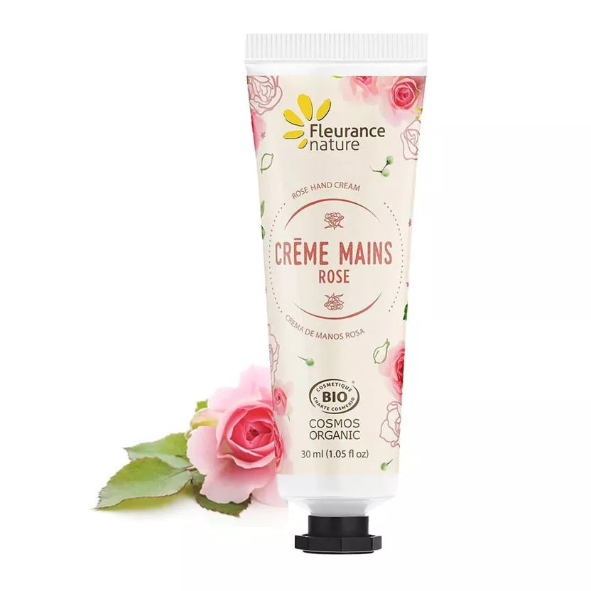 Crème pour les mains à la rose bio