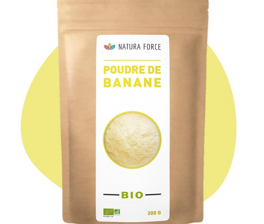 Organic banana powder