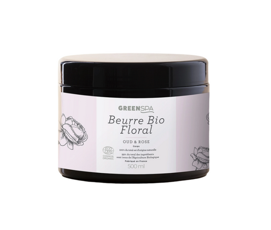 Oud and rose organic body butter